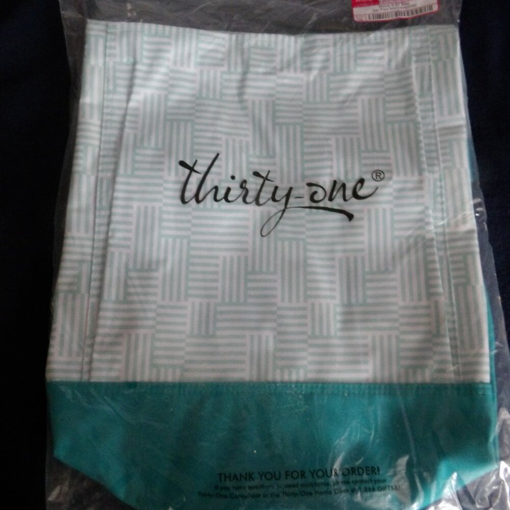 Thirty-One Gifts Patchwork Stripes Move It All Bag